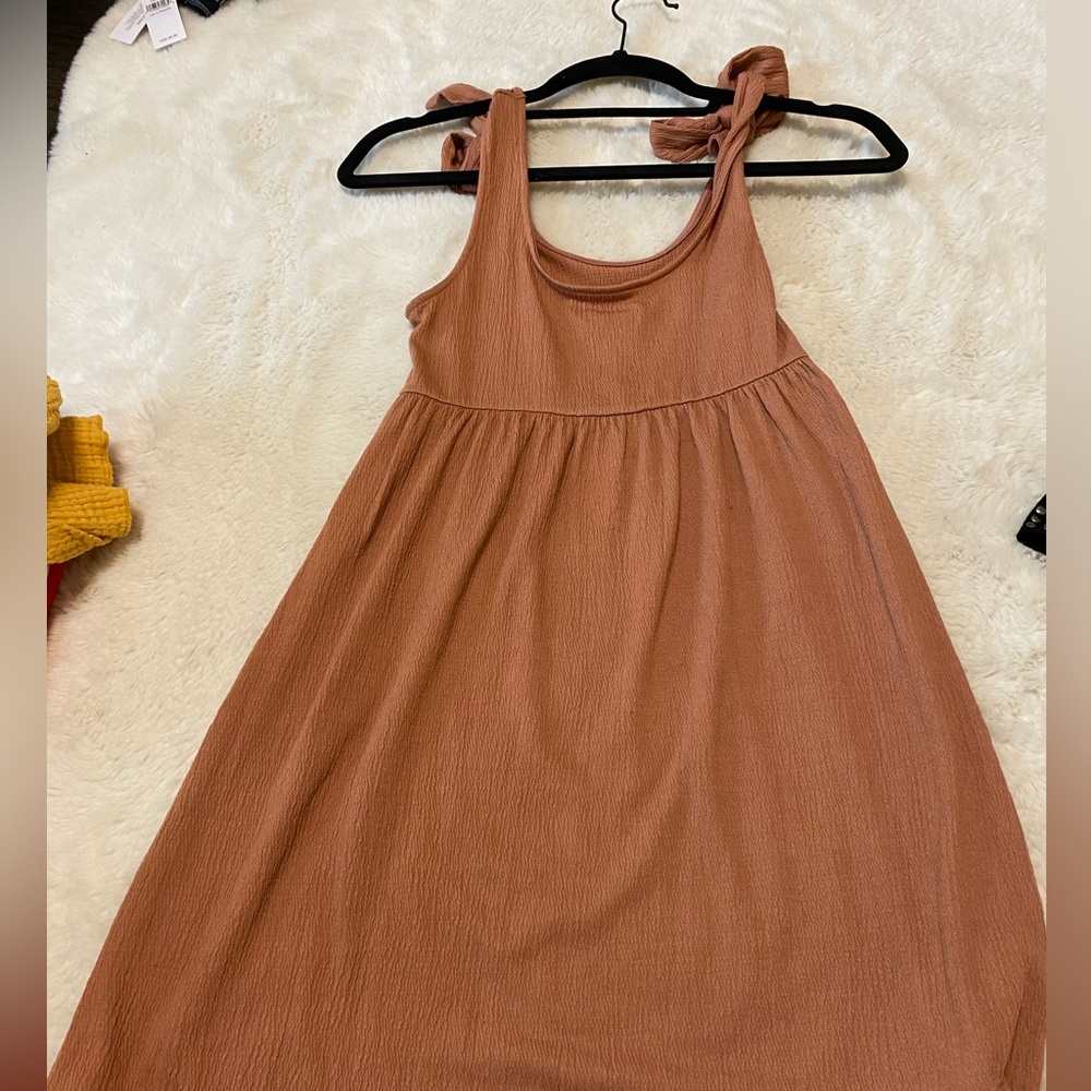 Blush mini dress